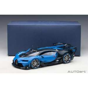 1/18 Bugatti Vision Gran Turismo 2015 синий карбон с синим