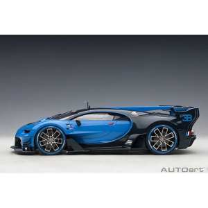 1/18 Bugatti Vision Gran Turismo 2015 синий карбон с синим