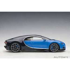 1/18 Bugatti Chiron 2017 синий с черным