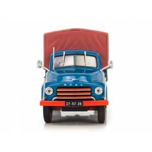 1/43 Opel Blitz 1952 бортовой синий с красным тентом
