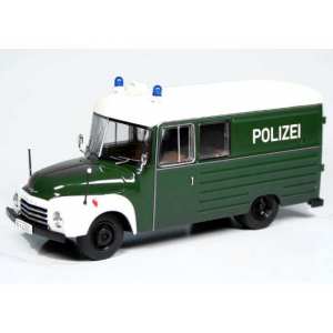 1/43 Opel Blitz 1,75t box van Polizei, green-white