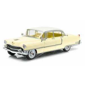 1/18 CADILLAC Fleetwood Series 60 1955 желтый с белой крышей