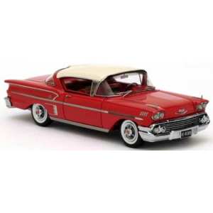 1/43 CHEVROLET BELAIR IMPALA HT Coupe 1958 Red/White