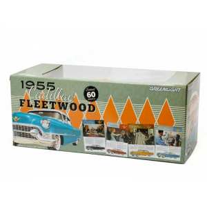 1/18 CADILLAC Fleetwood Series 60 1955 синий с белой крышей