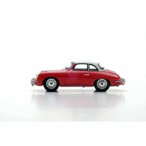 1/43 Porsche 356 C Cabrio Hardtop 1963 красный