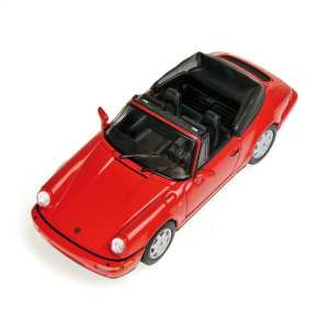 1/43 Porsche 911 Carrera 2 Cabriolet - 1990 - красный