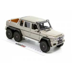 1/24 Mercedes-Benz G63 AMG 6x6 2014 пикап бежевый металлик