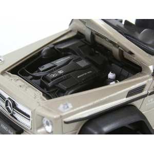 1/24 Mercedes-Benz G63 AMG 6x6 2014 пикап бежевый металлик