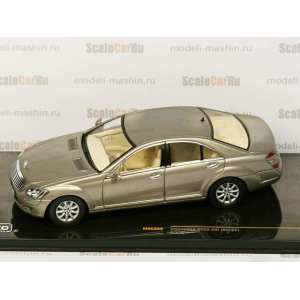 1/43 Mercedes-Benz S420 CDI W221 2006 Metallic Champagne with Brown interior