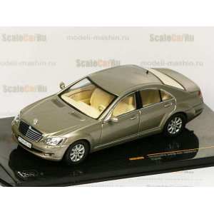 1/43 Mercedes-Benz S420 CDI W221 2006 Metallic Champagne with Brown interior