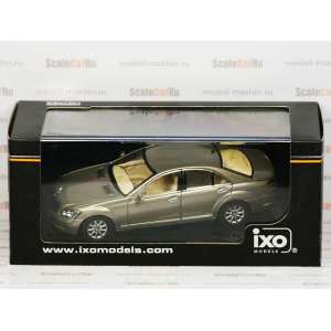 1/43 Mercedes-Benz S420 CDI W221 2006 Metallic Champagne with Brown interior