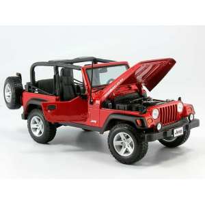 1/18 JEEP Wrangler Rubicon красный