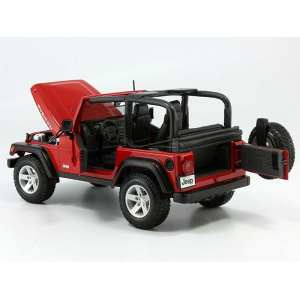 1/18 JEEP Wrangler Rubicon красный