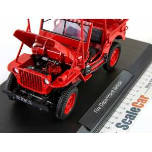 1/18 JEEP Willis 4x4 Fire Department (пожарный) 1988