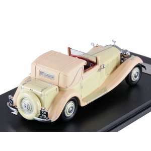 1/43 Rolls Royce Phantom II Continental Gurneu Nutting 1934 Ivory/ Beige