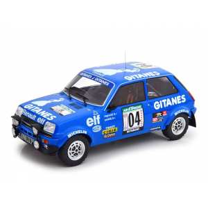 1/18 Renault 5 Alpine 4 Gitanes Ragnotti/Andrie Rally Bandama 1978