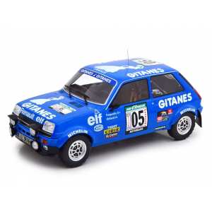 1/18 Renault 5 Alpine 5 Gitanes Frequelin/Delaval Rally Bandama 1978