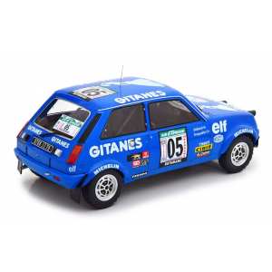 1/18 Renault 5 Alpine 5 Gitanes Frequelin/Delaval Rally Bandama 1978