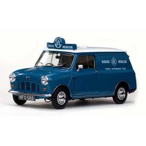 1/12 Morris Mini van 1960 RAC синий с белым