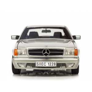 1/18 Mercedes-Benz 500SEC Coupe C126 (W126) 1986 серебристый