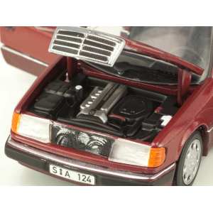 1/43 Mercedes-Benz 300CE-24 Convertible A124 (W124) 1990 almadin red красный металлик с открывающимися дверями