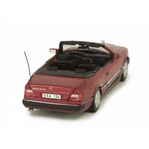 1/43 Mercedes-Benz 300CE-24 Convertible A124 (W124) 1990 almadin red красный металлик с открывающимися дверями