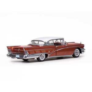 1/18 Buick Limited Riviera Coupe 1958 белый с красным