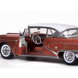 1/18 Buick Limited Riviera Coupe 1958 белый с красным