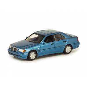 1/43 Mercedes-Benz C-Class W202 1997 голубой металлик