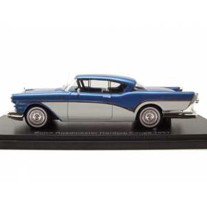1/43 Buick Roadmaster Hardtop Coupe 1957 синий металлик с белым