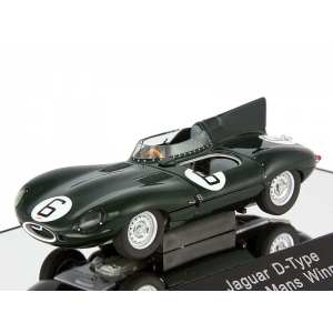 1/43 Jaguar D-type LeMans 24hr race1955 победитель J.M.Hawthorn/ I.L.Bueb 6 с открывающимися элементами