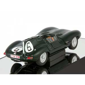1/43 Jaguar D-type LeMans 24hr race1955 победитель J.M.Hawthorn/ I.L.Bueb 6 с открывающимися элементами