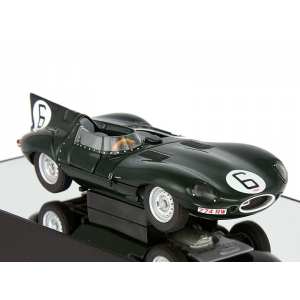 1/43 Jaguar D-type LeMans 24hr race1955 победитель J.M.Hawthorn/ I.L.Bueb 6 с открывающимися элементами