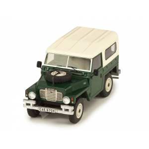 1/43 Land Rover series III Lightweight RHD 1982, матовый зеленый/белый