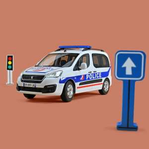 1/18 Peugeot Partner Police Nationale 2017 Национальная полиция Франции белый с синим