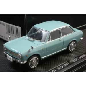 1/43 Nissan Sunny 1000 1966 blue-grey