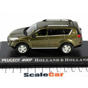 1/43 Peugeot 4007 Holland & Holland Salon de Genève 2007 серо-зеленый металлик
