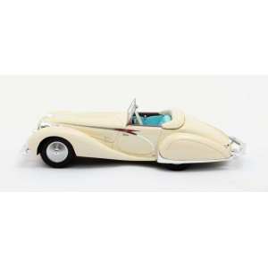 1/43 Talbot-Lago T150C Cabriolet Figoni & Falaschi 90111 открытый 1936 белый