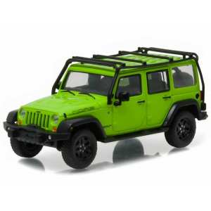 1/43 Jeep Wrangler 4х4 Unlimited Moab Edition 2013 Gecko Green зеленый