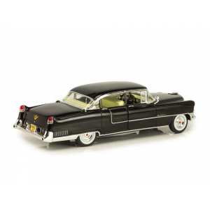 1/18 Cadillac Fleetwood Series 60 Special с фигуркой Дон Вито Корлеоне 1955 чернный, из к/ф Крёстный отец