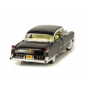 1/18 Cadillac Fleetwood Series 60 Special с фигуркой Дон Вито Корлеоне 1955 чернный, из к/ф Крёстный отец