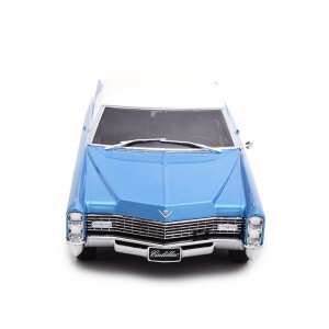 1/18 Cadillac DeVille Softtop 1968 синий металлик с белым
