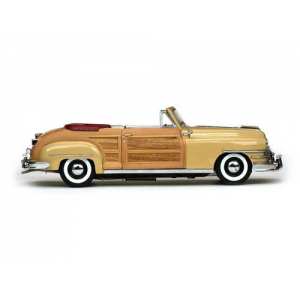 1/18 Chrysler Town & Country Convertible 1948 yellow/woody желтый с отделкой деревом
