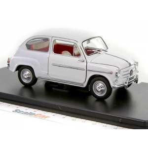 1/24 FIAT 600D 1960 белый