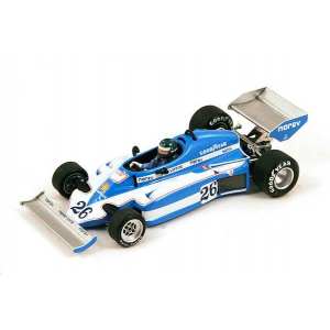 1/43 Ligier JS7, 26, ПОБЕДИТЕЛЬ Sweden GP 1977 Jacques Laffite