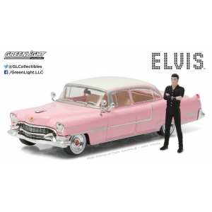1/43 Cadillac Fleetwood Series 60 Elvis Presley Pink Cadillac C Фигуркой Элвиса Пресли 1955