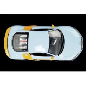 1/43 Audi R8 GT тюнинг GULF RACING 2010 Lightblue/orange