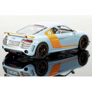 1/43 Audi R8 GT тюнинг GULF RACING 2010 Lightblue/orange