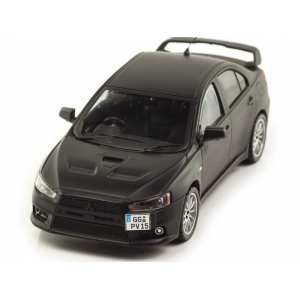 1/43 MITSUBISHI LANCER EVO X Nurburgring test 2009 Черный