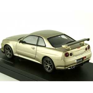 1/43 Nissan SKYLINE GT-R (R34) M-Spec (Brass)